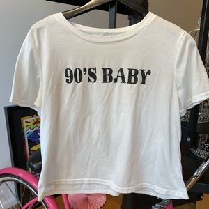 90s baby graphic tee